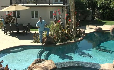 Video: Tropical Backyard Pool & Spa Ideas - Landscaping Network