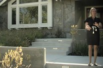 Entryway Design - Concrete Steps & Walls